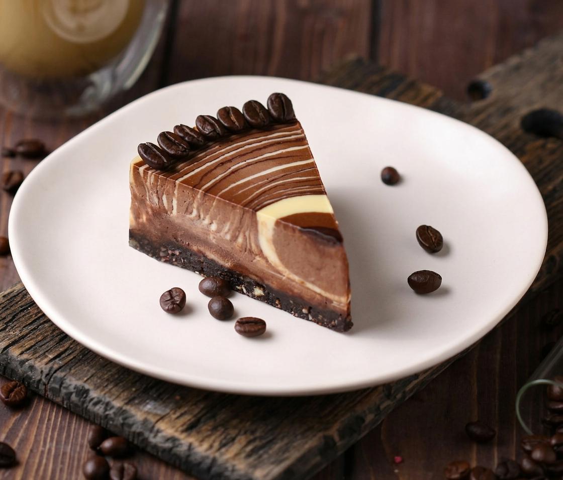 Coffee vegan cake without lactose 140g - Sweetli by Lilit