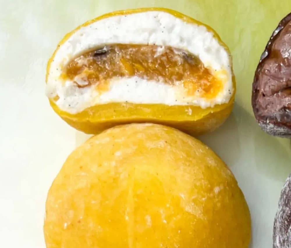 Mochi mango-passion fruit vegan 85g - Sweetli by Lilit