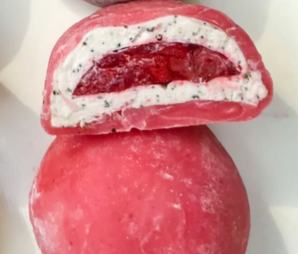 Mochi cherry-basil vegan 85g - Sweetli by Lilit