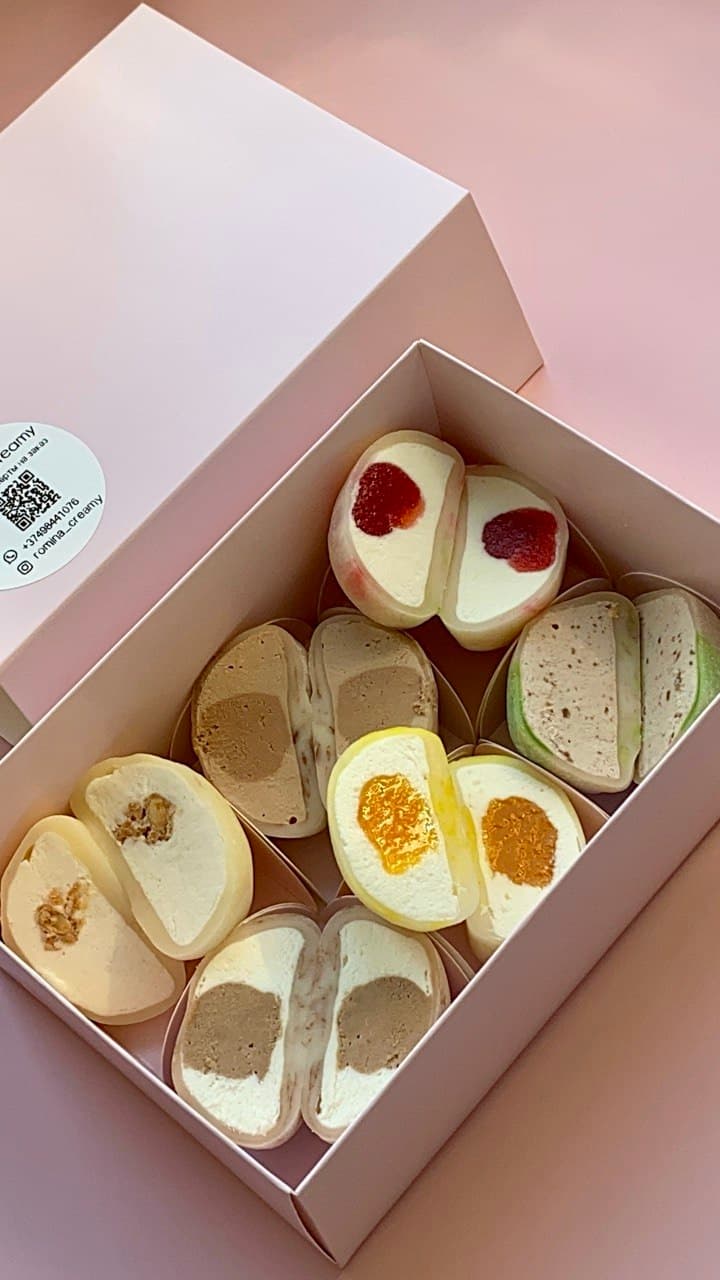 Assorted mochi set (6 pieces) – a gift for a friend or colleague.