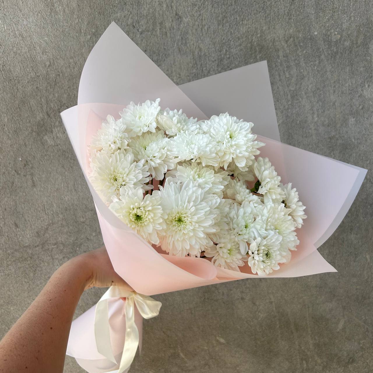 Bouquet with white spray chrysanthemums - Elis.am Flowers