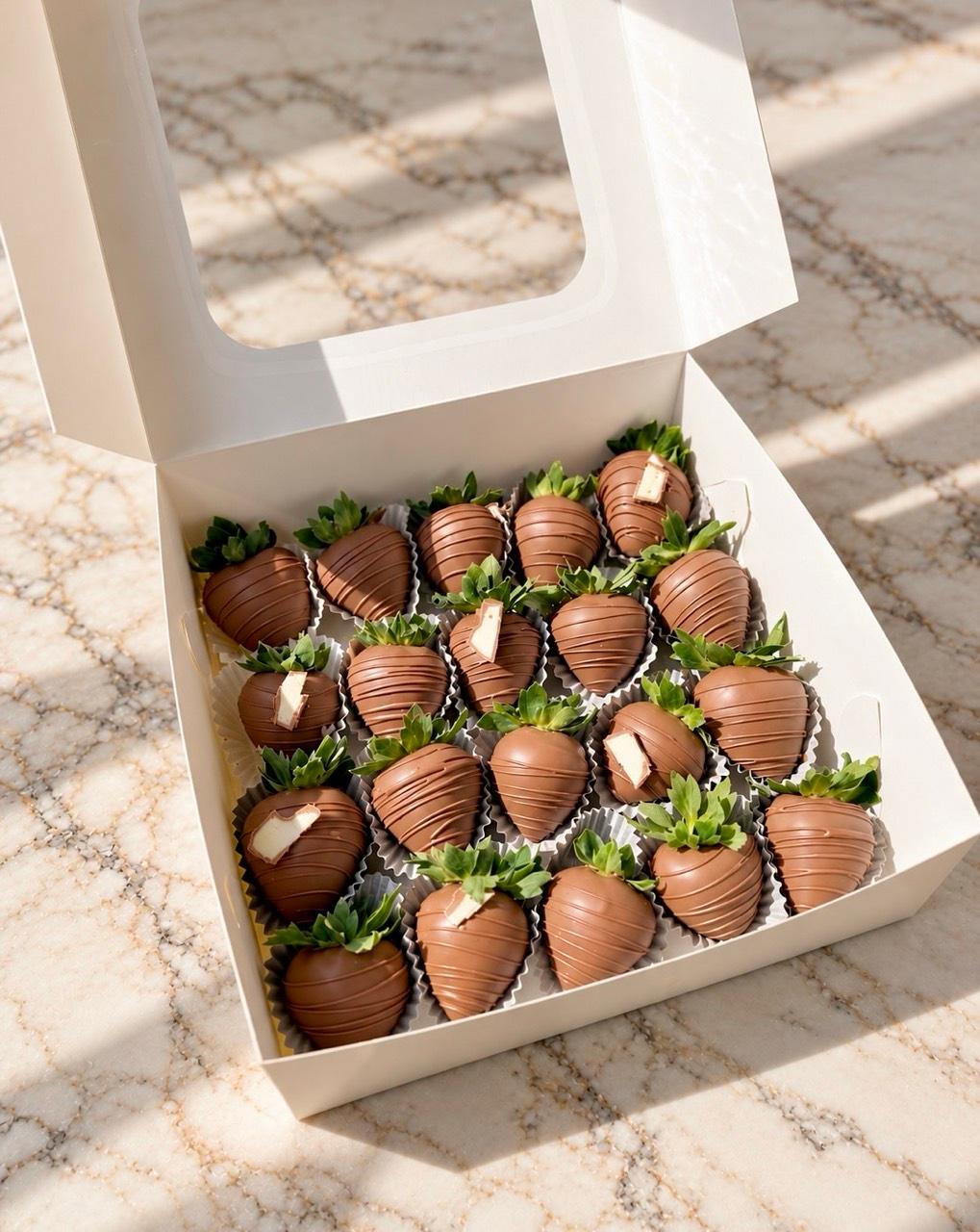 Шоколадная паста с клубникой 20🍓🍫
