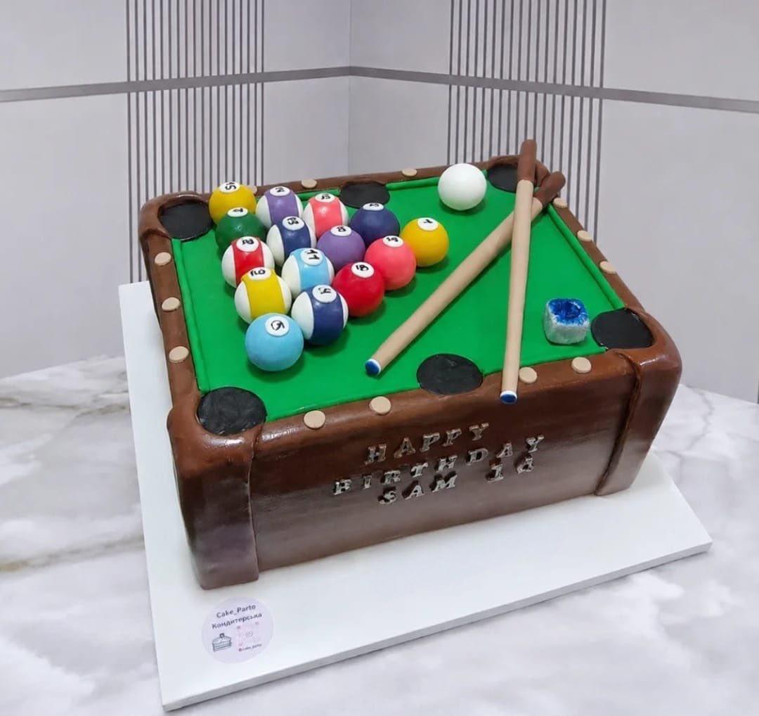 Billiard Cake for 35 people - Cake parto