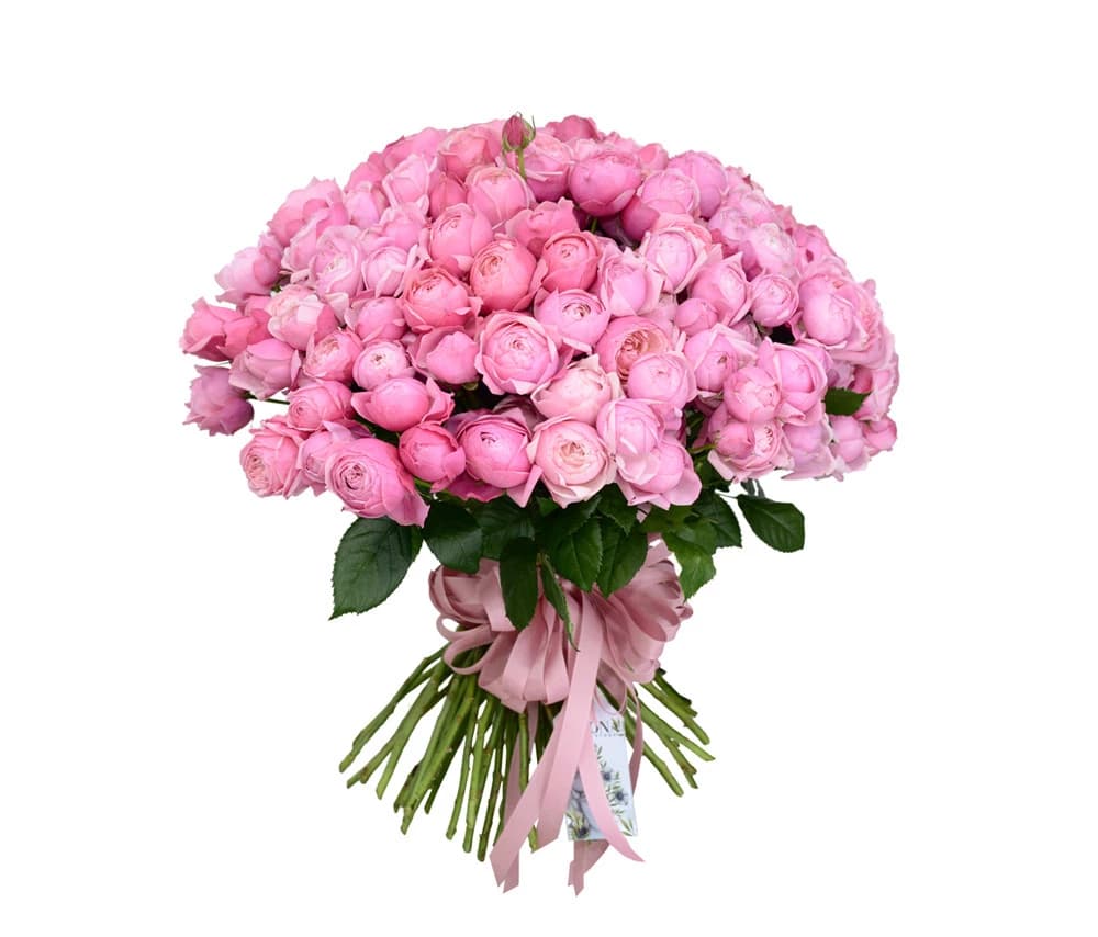 Bouquet "Silva" with Silva Pink Peony Roses
