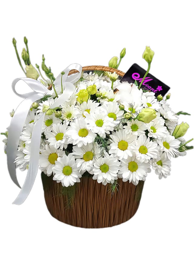 Ծաղկային կոմպոզիցիա զամբյուղում -  Moani Flowers