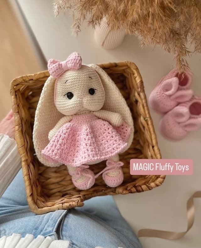 Փափուկ ձեռագործ խաղալիք Անյանա- MAGIC FLUFFY TOYS