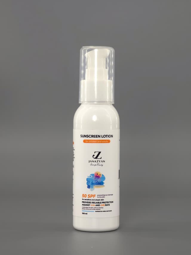 Արևապաշտպան քսուք (JANAZYAN) մանկական, 50+ spf, 100մլ․