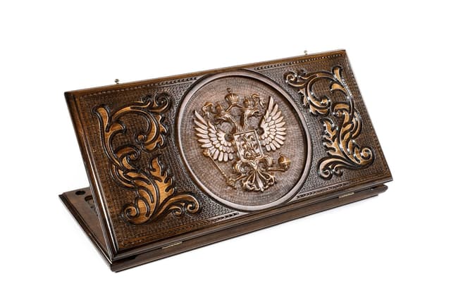 Нарды ''РФ герб'' классические