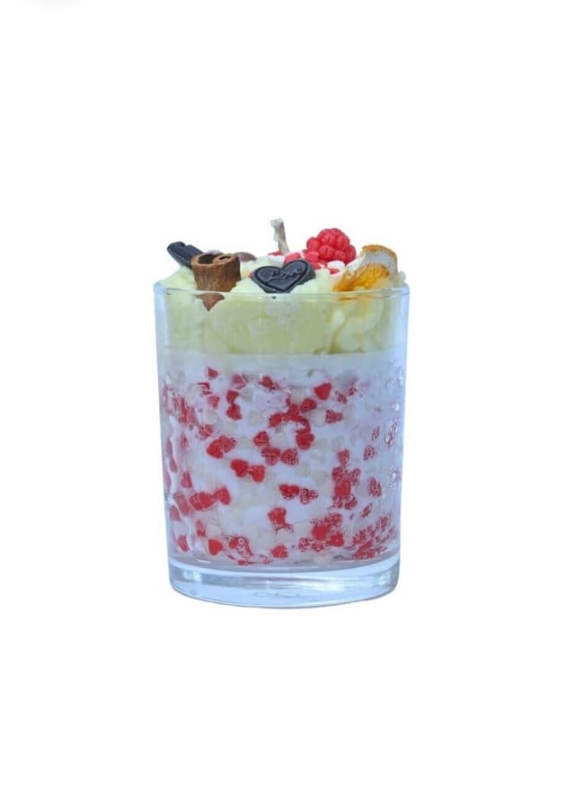 New Year scented candle