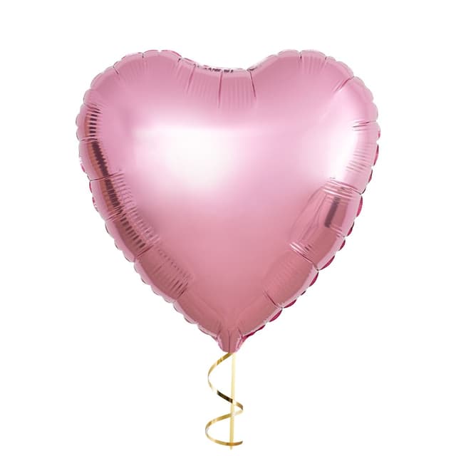 Pink helium balloon