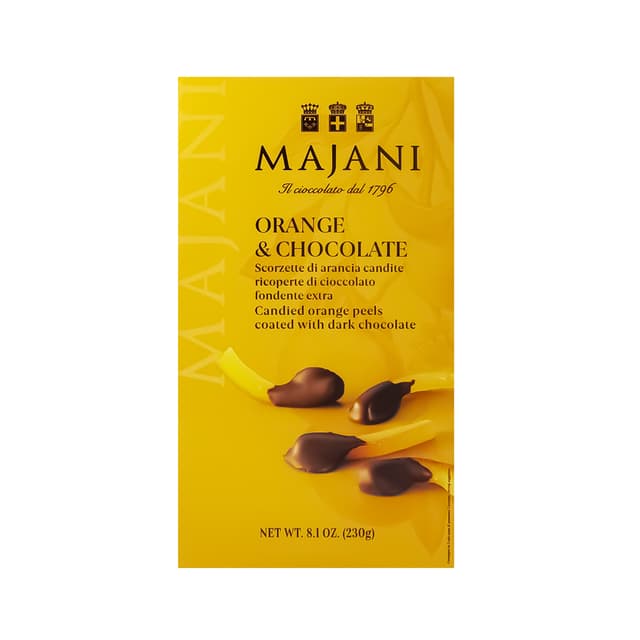 Шоколадированные апельсиновые корки «Majani» 230 г