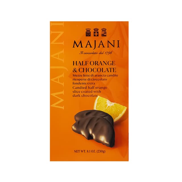 Шоколадные апельсиновые дольки «Majani» 230 г