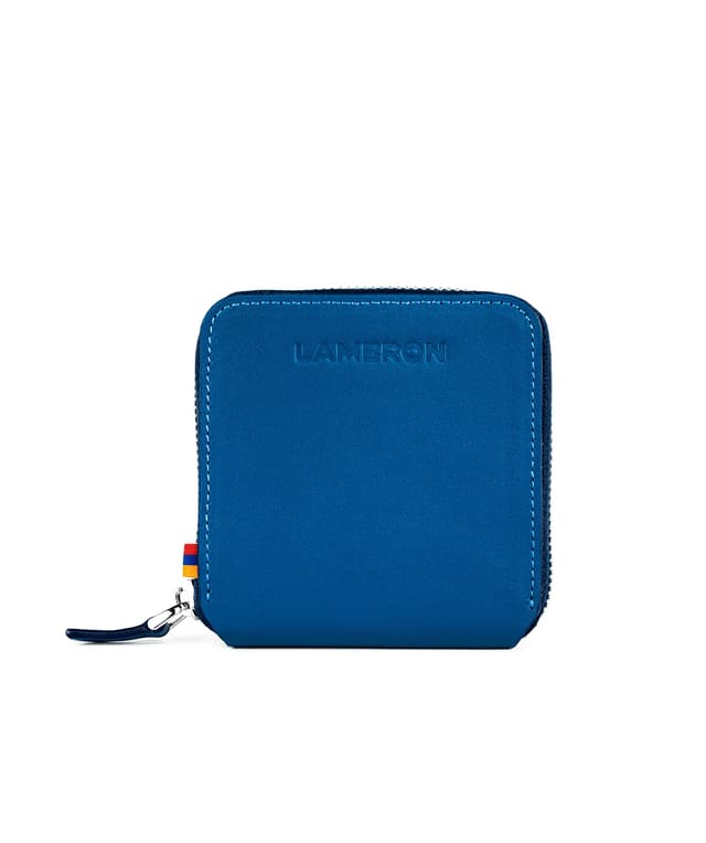 left now right Wallet "Lambron" Reef (blue) Zipper Box
