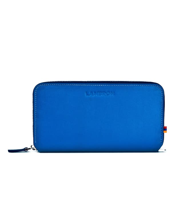Wallet "Lambron" Reef (blue) travel Ziper