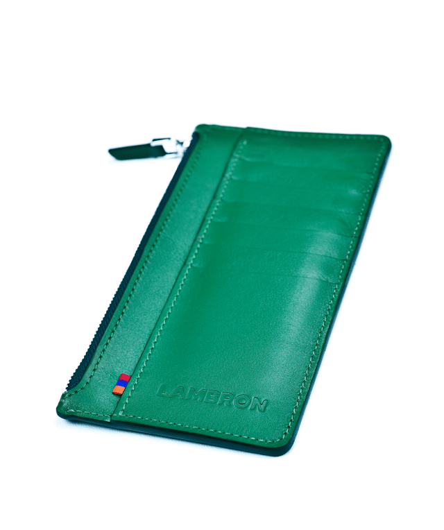 Դրամապանակ «Lambron» Green Ray travel Slim