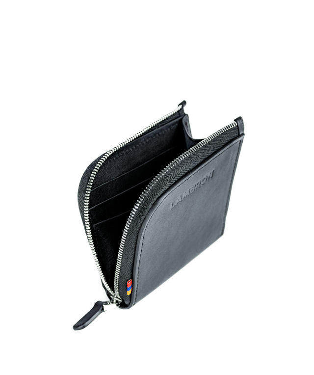Դրամապանակ «Lambron» Nero Zipper Box Mini