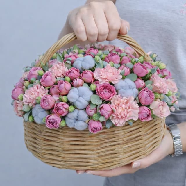 Корзина "Светлая нежность"