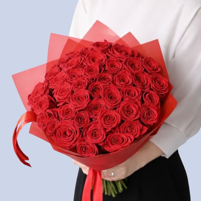 Bouquet of Roses "Red Breath"