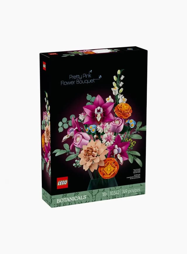 Конструктор Botanical Collection «Красивый розовый букет»