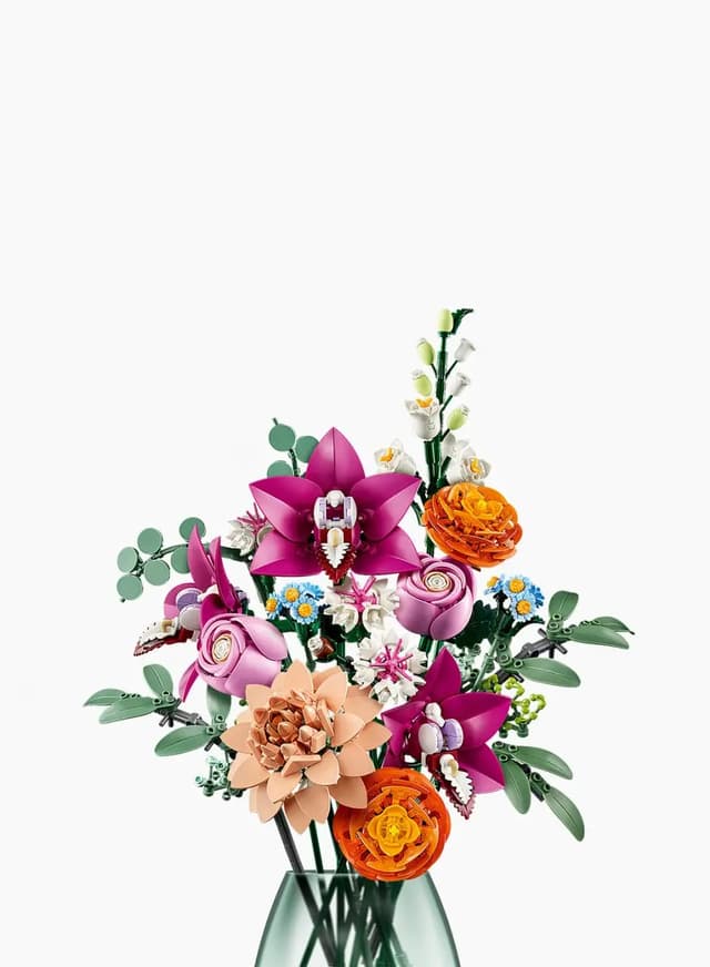 Конструктор Botanical Collection «Красивый розовый букет»