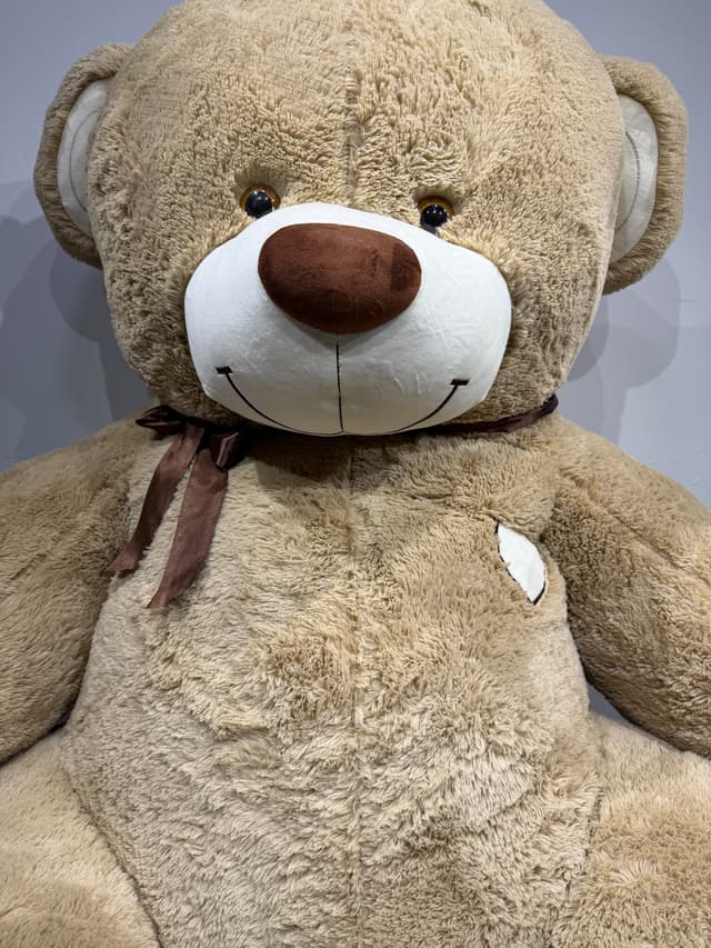 Soft teddy bear "Miki", brown, 190 cm.