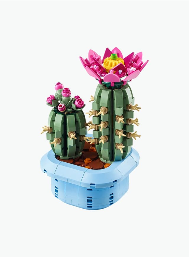 Construction set. Botanical Collection "Blooming Cactus"