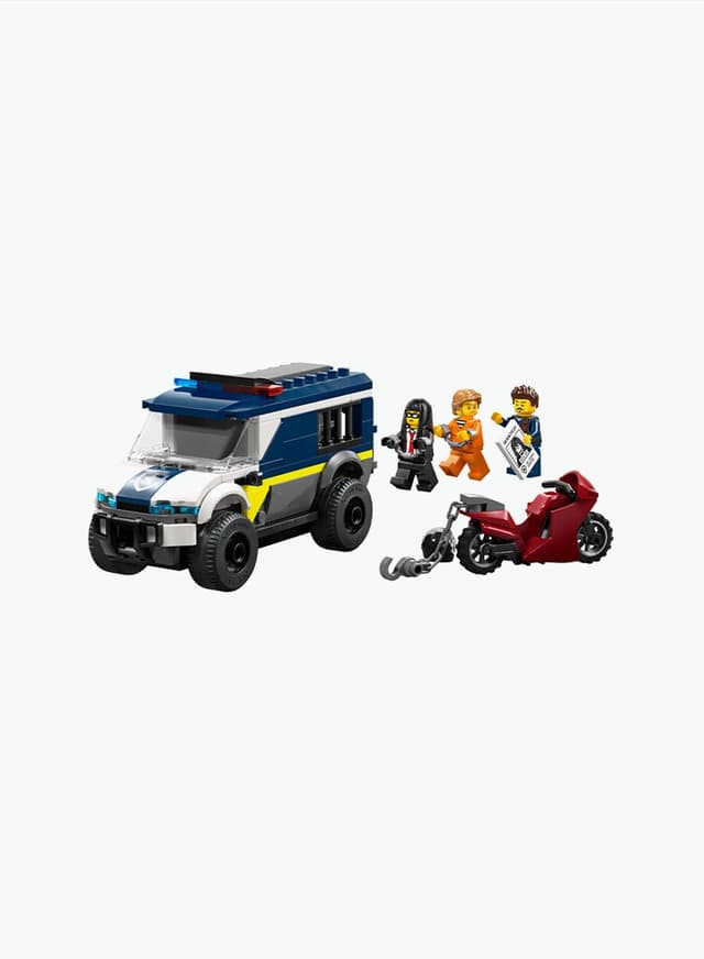 Construction set City "Police Prisoner Transport Minibus"