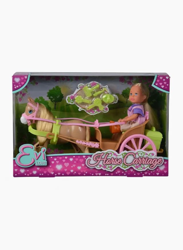 Doll Evi "Travel with Carriage"