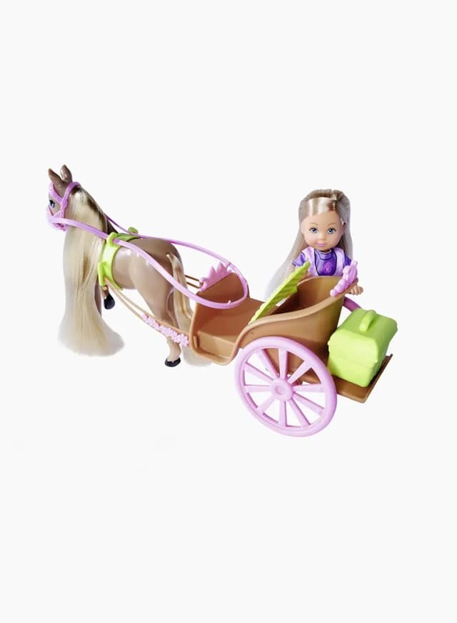 Doll Evi "Travel with Carriage"