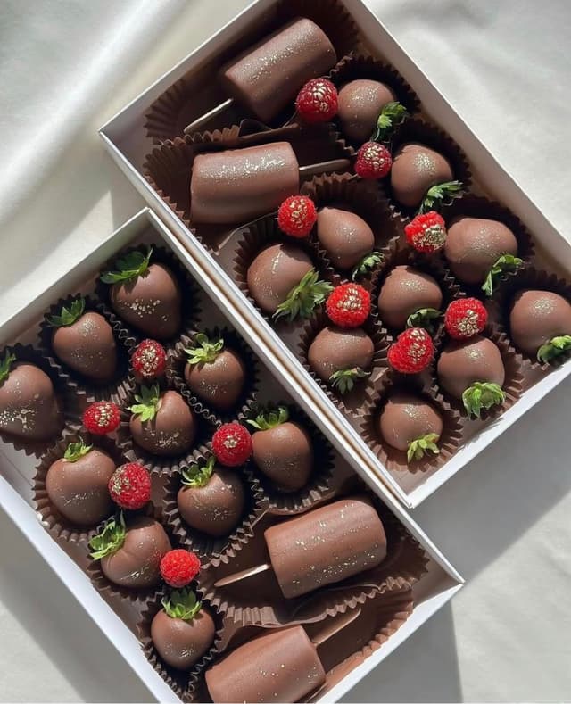 Շոկոլադապատ ելակներ 2 - Velvet strawberry yerevan