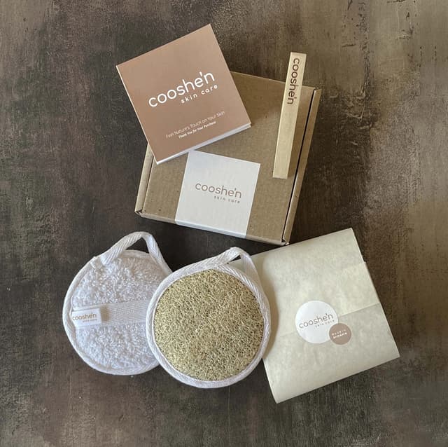 Natural facial care and massage remedy "Pampplik" white - Cooshen