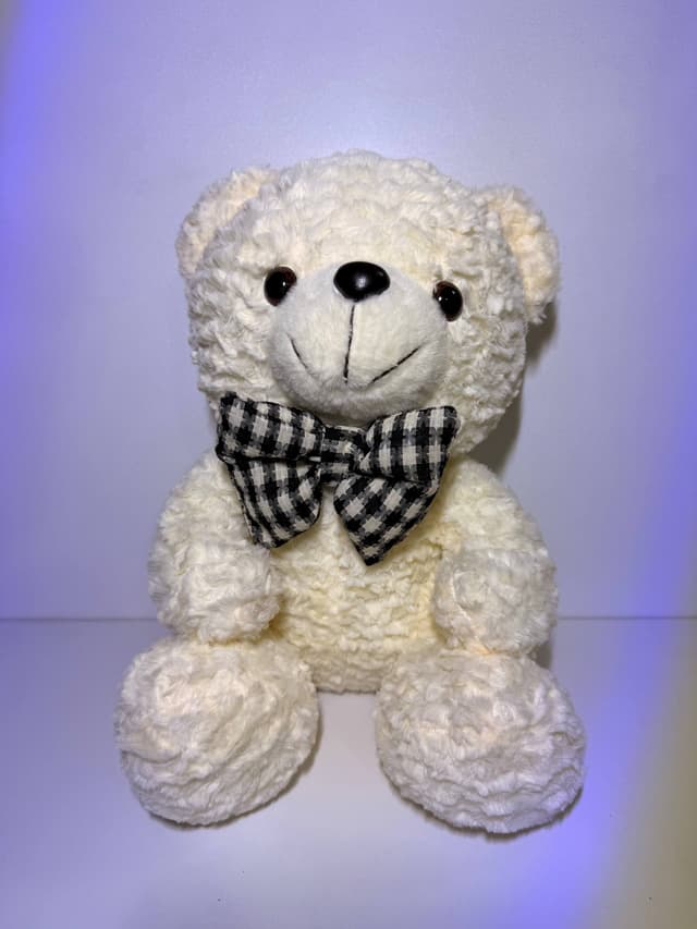 Փափուկ խաղալիք արջուկ սպիտակ  40 սմ   -  Teddy Land Store