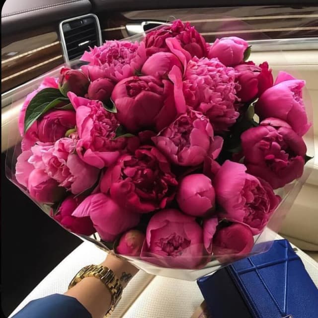 Bouquet with peonies 12 - VkusLil
