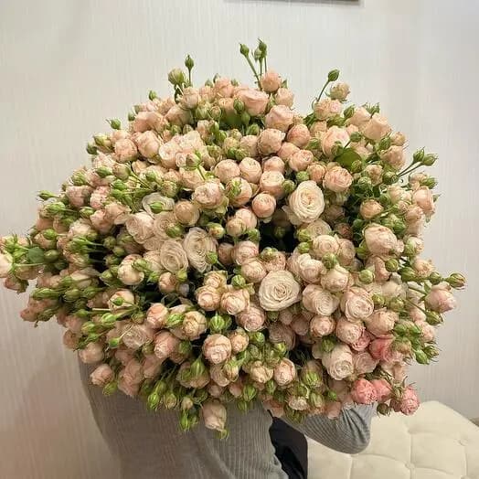 Bouquet with peony-shaped roses 19 - VkusLil
