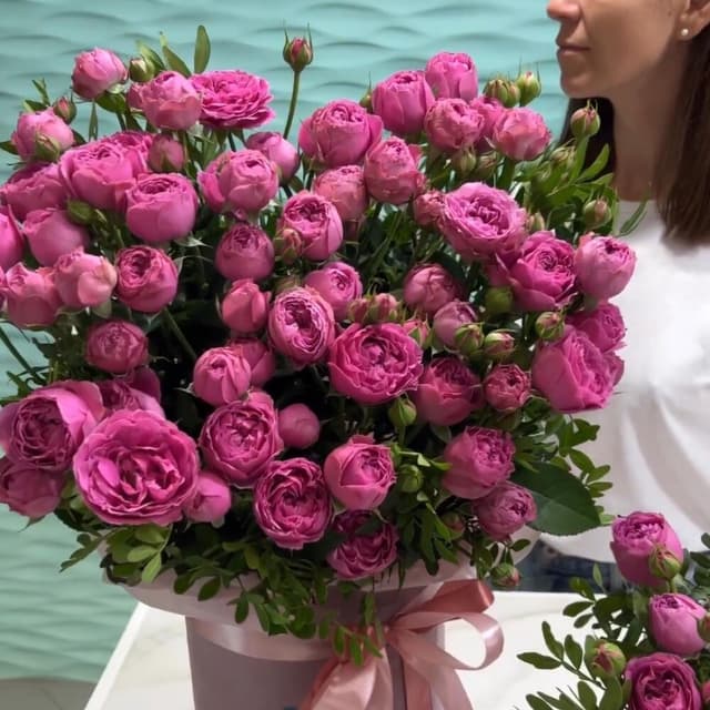 Peony-like roses in a box 39 - VkusLil