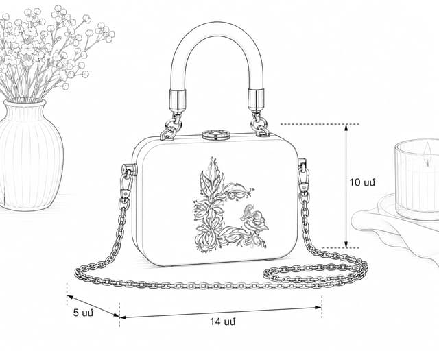 Bag Hrashq with Bird Letters - TD PRODUCT