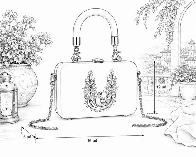 Bag Hrashq S with bird letter - TD PRODUCT