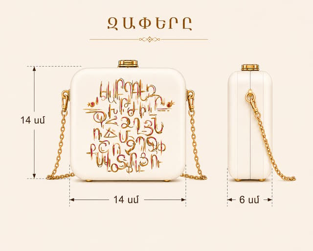 Bag "Elegance" with Alphabet - TD PRODUCT