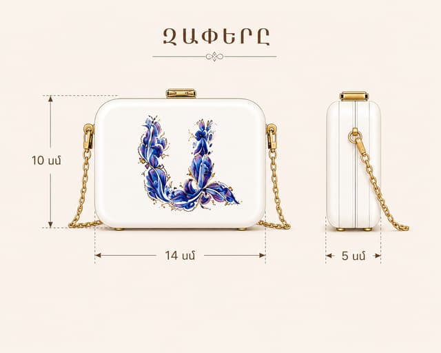 Bag Delicacy with Letter A – TD PRODUCT