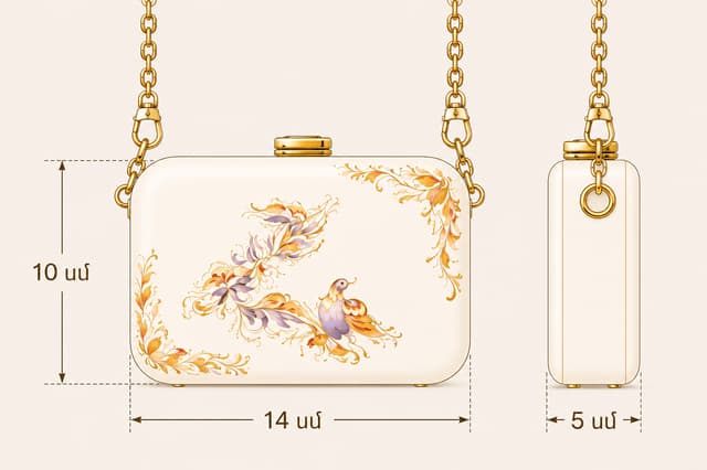 Bag Delicacy H with bird letter - TD PRODUCT