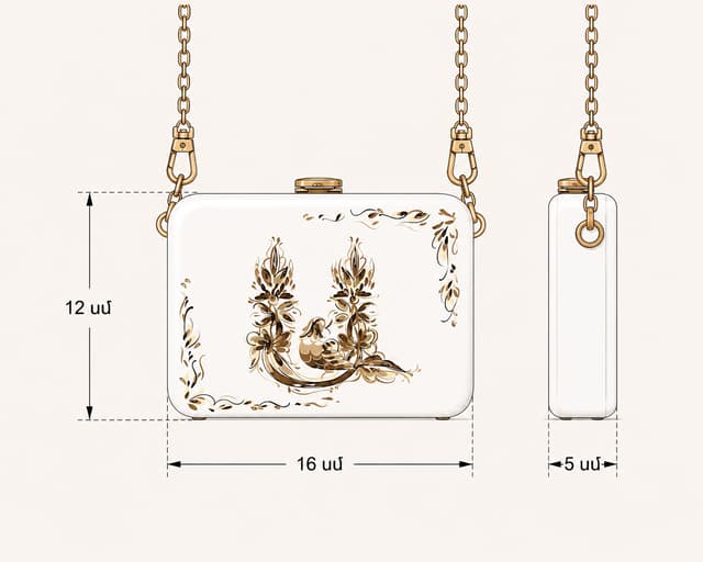 Bag Delicacy - With the letter A - TD PRODUCT
