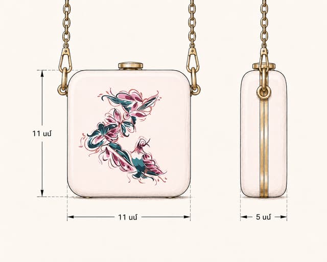 Bag "Elegance" - with the letter H - TD PRODUCT