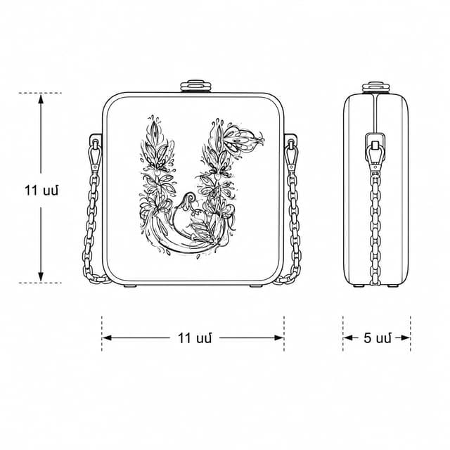 Bag Elegance - With Letter M - TD PRODUCT