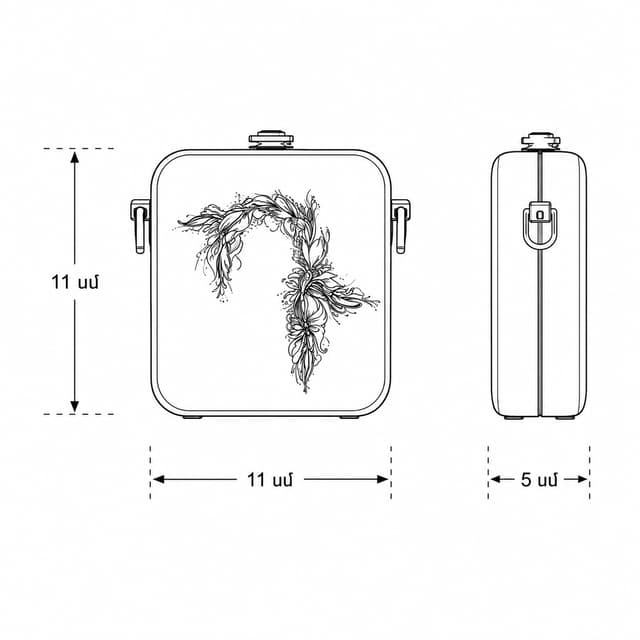 Bag Elegance D with Bird Letter - TD PRODUCT