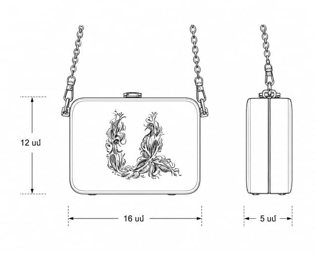 Bag Delicacy - With the letter A - TD PRODUCT