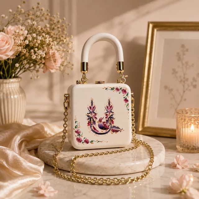 Bag Amaras with letter A in bird-shaped script - TD PRODUCT