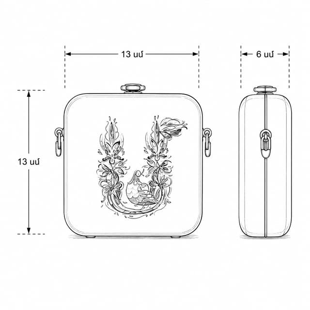 Bag Elegance - With M Letter - TD PRODUCT