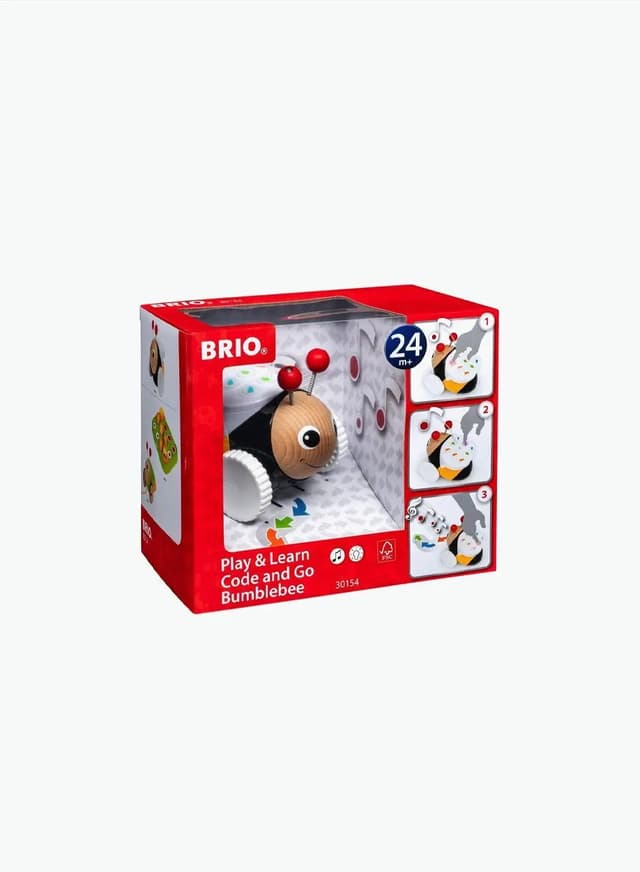 Փայտե խաղալիք BRIO «Իշամեղու Code & Go»