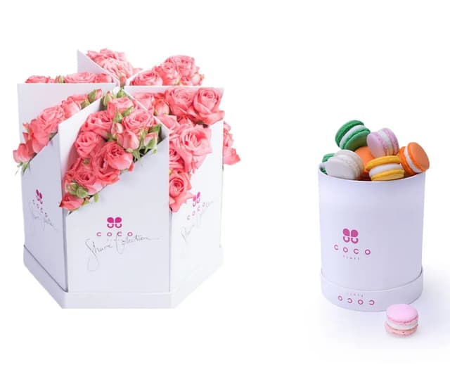 Share Collection set and Macarons - Coco Fiori