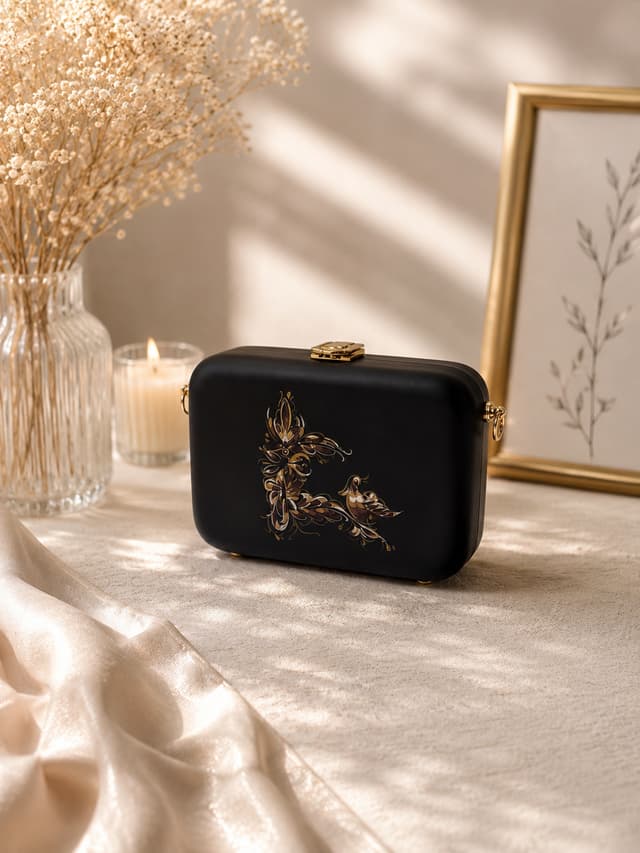 Bag: Elegance with bird embroidery - TD PRODUCT